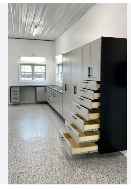 Garage cabinetry