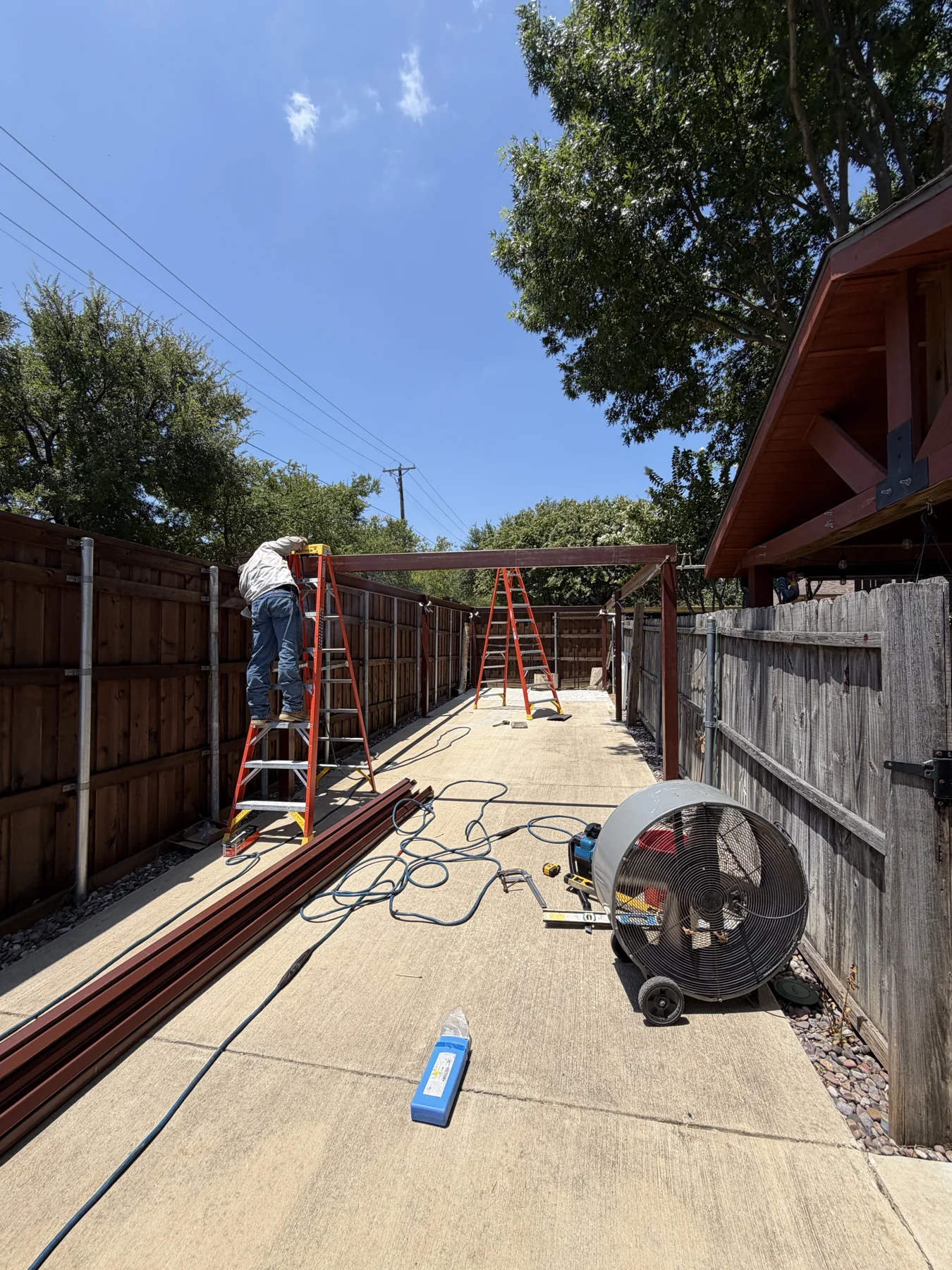 Steel framing project